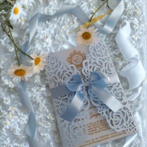 Convite Floral Encanto em Papel Vegetal